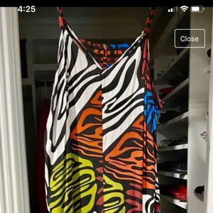 MSK romper, large, multi-colored